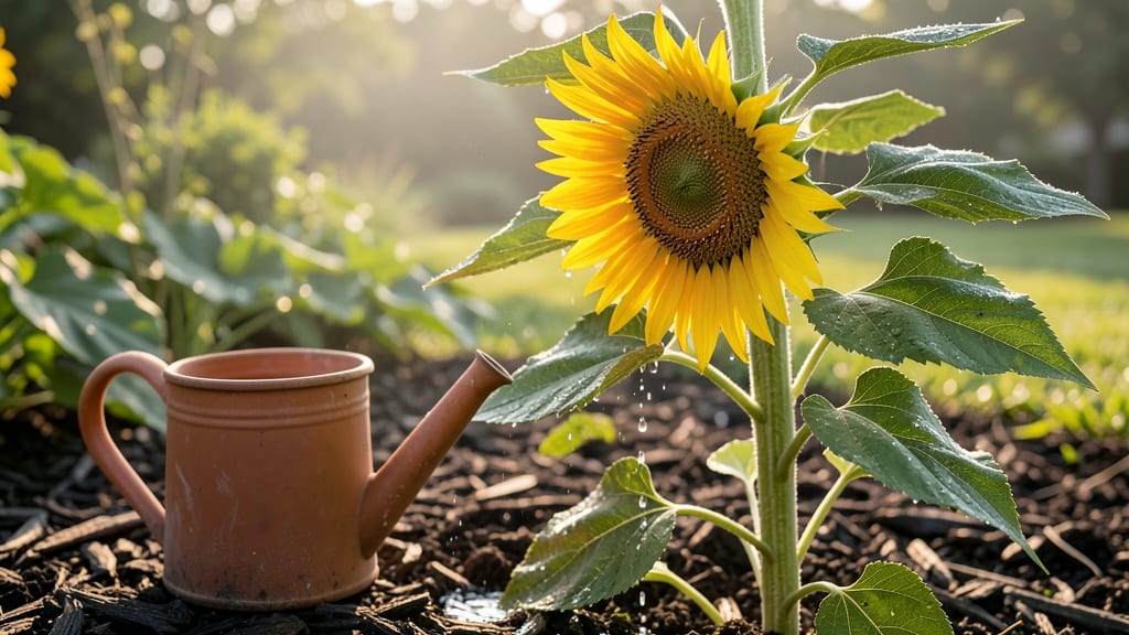 Sunflower Water Needs: How Often to Hydrate for Tall, Thriving Stalks