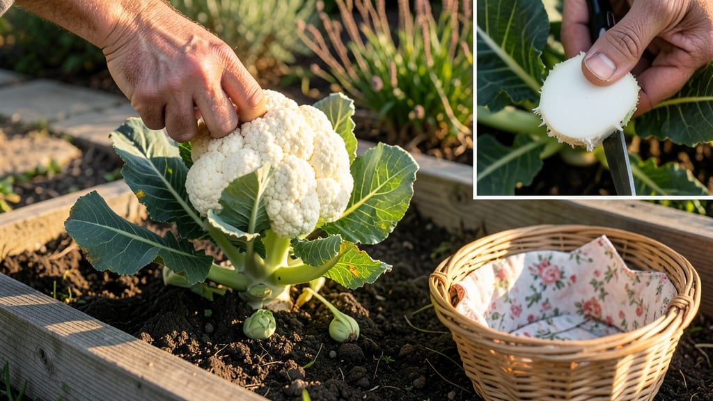 When to Harvest Cauliflower: Curds Reach 6-8 Inches Before Frost Hits