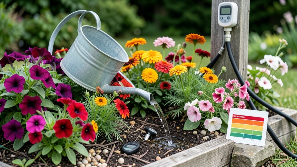 How Often to Water Flowers Outside: Seasonal Schedule by Plant Type