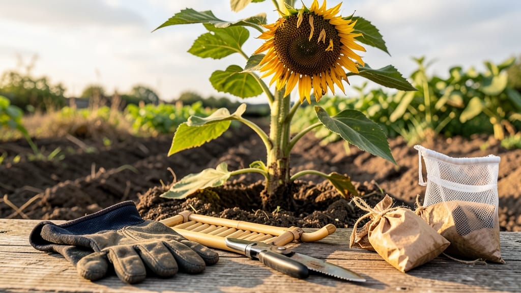When to Harvest Sunflower Seeds From Plants: Back-of-Head Brown Test for Perfect Ripeness