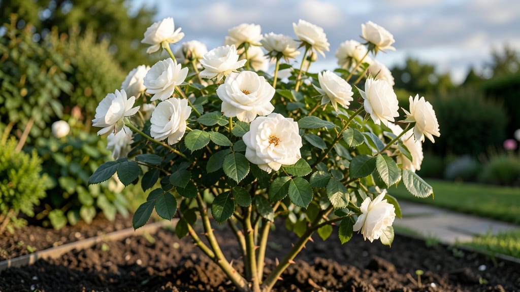 White Flowers in Roses: Pruning Secrets for Pure White Blooms Year-Round