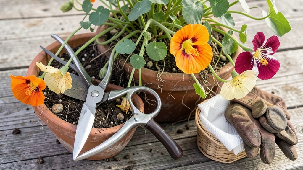 How to Harvest Nasturtium Flowers: Best Time and Tools for Edible Blooms