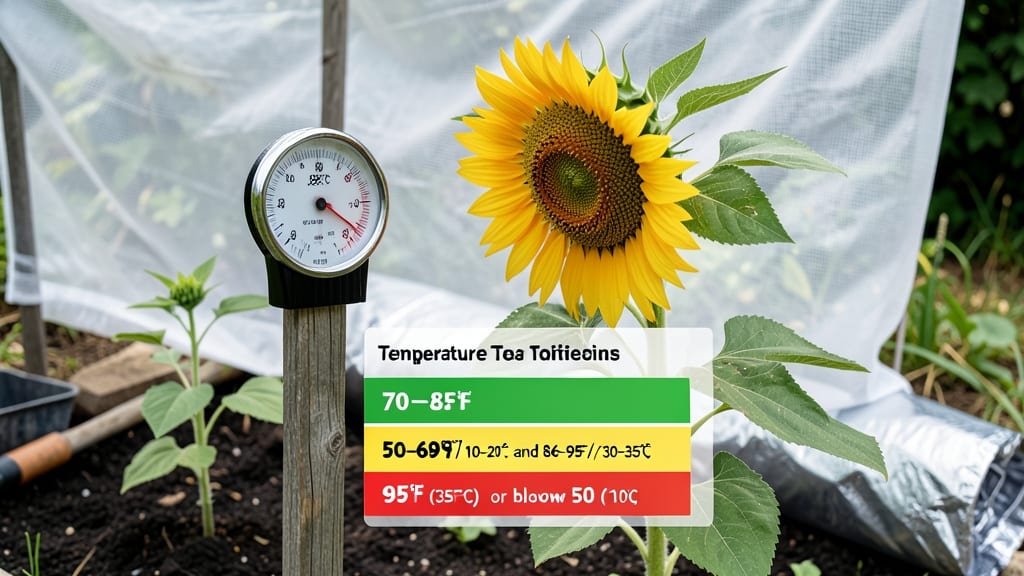 Sunflower Temperature Tolerance: Heat and Cold Limits for Thriving Plants