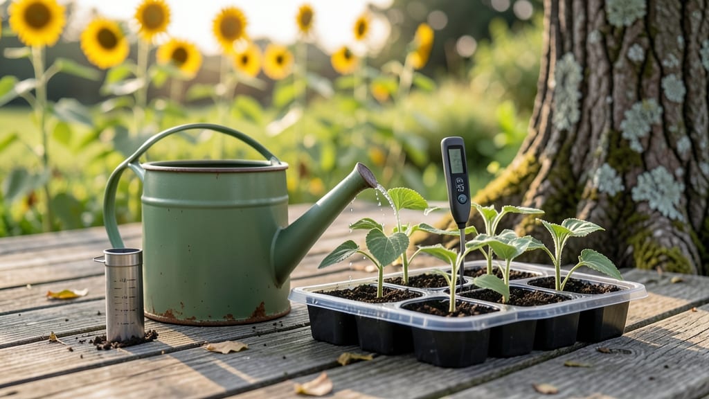 How Often to Water Sunflower Seedlings: Early Signs of Over- or Under-Watering