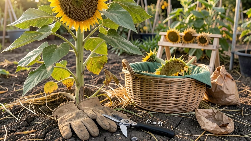 Harvesting Sunflower Plants: When and How to Preserve Seeds for Next Year